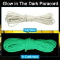 thumbnail image 4 of Uxcell Reflective Guyline Camping Paracord 4mm Nylon Tent Cord Guyline Rope White 26 Feet, 4 of 6