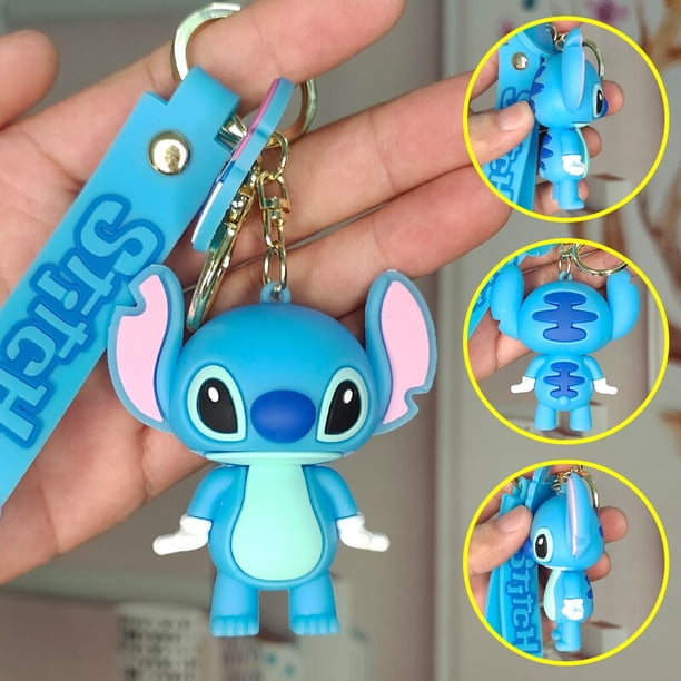 Llavero colgante de silicona con dibujos animados para hombre y mujer, accesorios de Disney, Mickey Mouse, pato Donald Fivean unisex