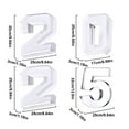 thumbnail image 3 of Specialofferï¼ 4Pcs 2025 Cardboard Number For Charcuterie Fillable Cardboard Number Tray Number Charcuterie Paper Box Candy Cupcake Container For Birthday Anniversary Decorations Study Supplies, 3 of 7