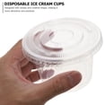thumbnail image 3 of 100pcs Clear Plastic Sauce Cups Portion Cups Plastic Condiment Cups with Lids, 3 of 9