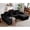 Black, variant on 104" U-Shaped Cloud Sectional Couch With Chaise, Modern Modular Sofa No Assembly Required, Plush Deep Seat Upholstered Living Room Furniture, Beige Right Chaise