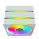 thumbnail image 4 of Enfriador CPU 120 Mm 5V 3Pin ARGB Sync Cooler Fan 12V 4 Pin PWM (Blanco Positivo), 4 of 9