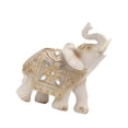 thumbnail image 5 of TISHITA Animal Sculpture Elephant Statue Gift Crafts Collection Resin Figurine Ornament for Indoor Bookshelf Fireplace Office Hallway A, 5 of 8