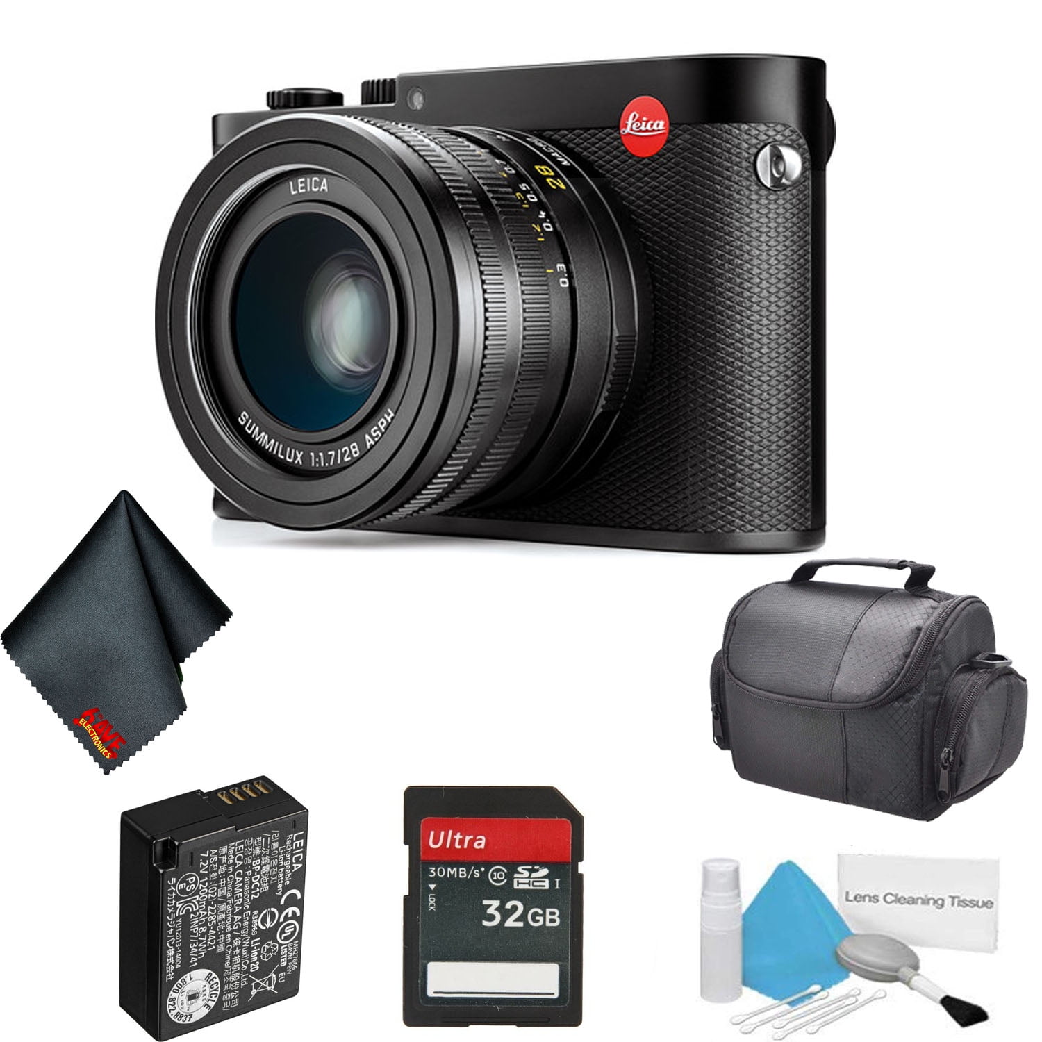 Leica Q 24.2 Megapixel Compact Digital Camera (Black, Anodized, TYP 116