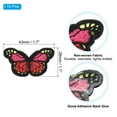 thumbnail image 2 of Uxcell 10 Pcs Butterfly Iron on Patch Sew on Iron on Decorative Patch, 1.7"Lx1.1"W, Red, 2 of 6
