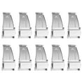 thumbnail image 2 of 10 Pieces Watch Buckle Replacement Metal Stainless Steel Black Double Push Clasp - , 18mm, 2 of 8