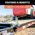 thumbnail image 3 of CURT 83770 5 x 5-Inch Weld-On Trailer D-Ring Tie Down Anchor, 46,760 lbs Break Strength, 3 of 3