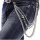 thumbnail image 1 of Cartera con calavera de motorista CHAO Cadena Punk con calavera fresca, 1 of 5