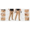 thumbnail image 4 of Erwazi Pantalons Cargo Tactiques pour Hommes Ripstop Jambe Droite Pantalons de Détente Randonnée Extérieure Pantalons Décontractés avec Multiples Poches, 4 of 8