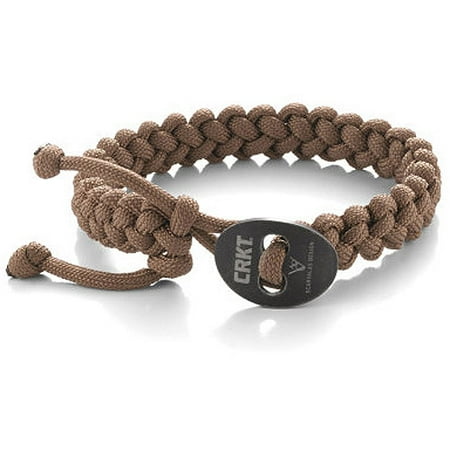 Columbia River Knife and Tool Scarvalas Quick Release Survival Bracelet, Large, Tan