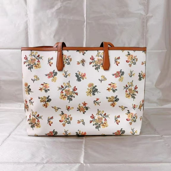 Tory Burch Women's Casual Kerrington Tote, Rose Floral