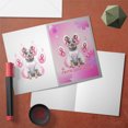 thumbnail image 3 of Faith Love Hope Australian Cattle Dog Breast Cancer Awareness Survivor 5x7in Folded Greeting Card Heeler Lover Gifts Single Note Card with Envelope - 02017, 3 of 5
