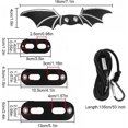 thumbnail image 2 of 2023 Adjustable Lizard Leash Bearded Dragon Harness And Leash,3 Size Reptile Leather Leash With Bat Wings For Lizard Amphibians, 2 of 5