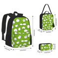 thumbnail image 2 of Pofeuu Funny Sheep Doing Yoga Print Backpack Travel Backpacks With Lunch Bag Pencil Bag Set 3 pcs Set Cartoon Backpack, 2 of 7