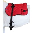 thumbnail image 4 of Horse Neoprene Padded Anti-Slip Breathable Red Bareback Saddle Pad Red 39194RD, 4 of 5