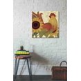 thumbnail image 2 of Epic Graffiti 'Spice Roosters II' by Veronique Charron, Canvas Wall Art, 26"x26", 2 of 2
