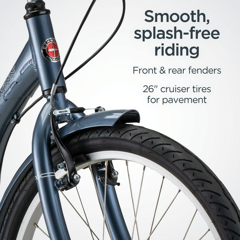 Trikes for adults schwinn 24 in cruiser tricycle bike aluminum frame smoky blue clearance