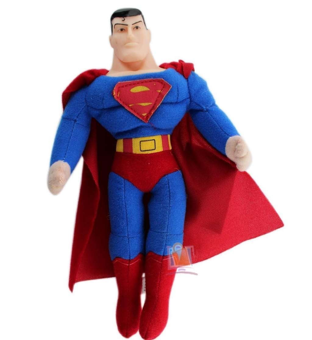 Details about   SUPERMAN PLUSH STUFFED TOY KELLYTOY 2006 BRAND NEW NWT 