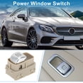 thumbnail image 2 of Interruptor de ventana eléctrica Unique Bargains Interruptor de control de ventana para Mercedes-Benz E200 2017-2020 Plástico Beige, 2 of 7