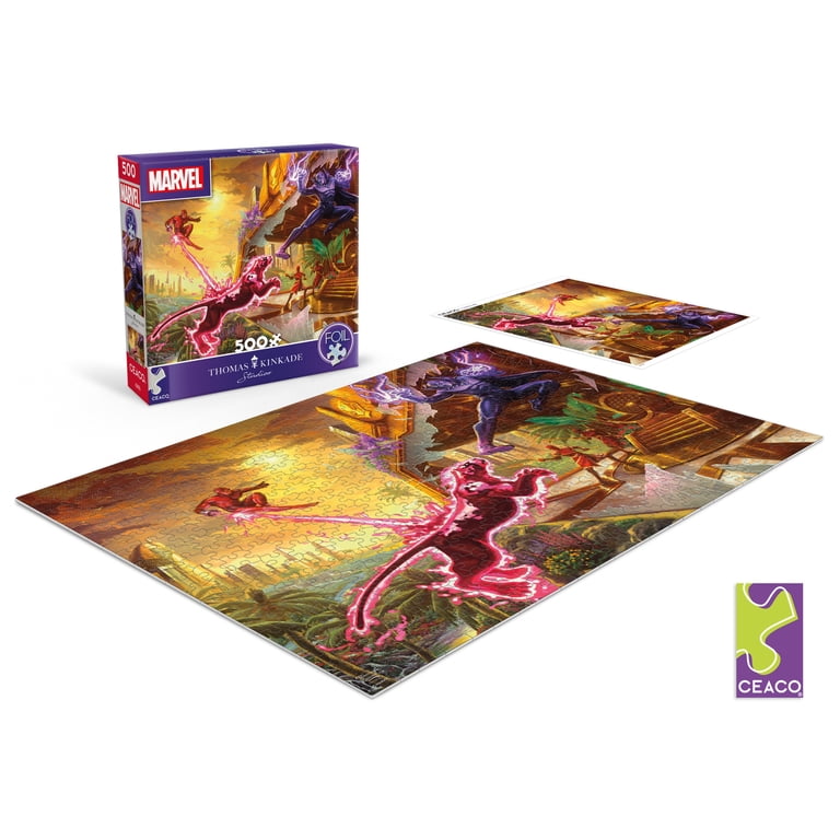 Ceaco 500 Piece Black Panther Jigsaw Puzzle by Thomas Kinkade