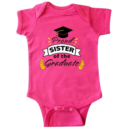 

Inktastic Proud Sister Of The Graduate-Family Graduation Gift Baby Boy or Baby Girl Bodysuit