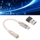 thumbnail image 1 of Adaptador Tipo C A 3,5 Mm, Cable USB A DAC De 3,5 Mm Transmisión Estable Multifuncional Para Auriculares, 1 of 7