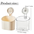 thumbnail image 3 of Storage Rack Shelf No Drill Bathroom Suction Storage Box Corrugated Suction Cup Storage Rack Powerful Suction Storage Box Suction Cup Valentín Decorations Outdoor Valentín Decorations for Home, 3 of 9