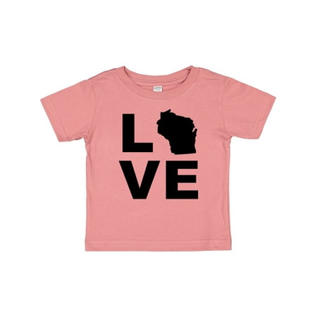 

Inktastic Love Wisconsin Gift Baby Boy or Baby Girl T-Shirt