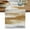 Gray Brown, variant on Orange Gray White Table Runner, Farmhouse Abstract Ombre Texture Washable Cotton Linen Table Runners 36 Inches Long, Dresser Scarf Runner for Nightstand/End Tables/Round Tables 13''x36''