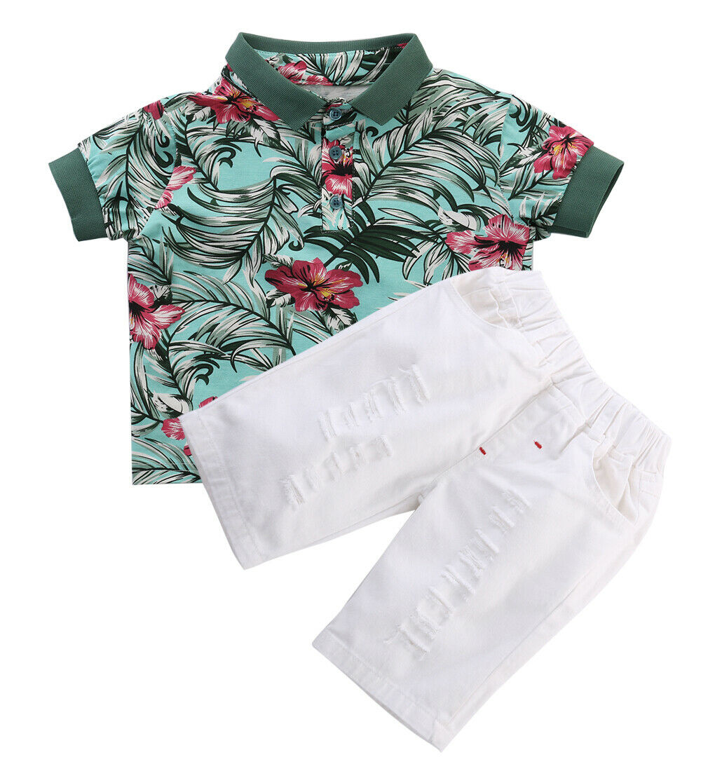 baby boy floral shirt