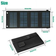100W Solar Panel, Foldable Solar Panel Battery Charger for Portable Power Station Generator, iPhone, Ipad, Laptop, USB Ports for Outdoor Camping Van RV Trip