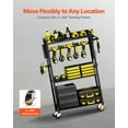 thumbnail image 4 of VEVOR - Carrito organizador de herramientas de 4 niveles con ruedas, 150 lb, para taller, 4 of 9