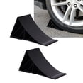 thumbnail image 1 of Cale de Roue, 2 Pcs Installation Facile Cale de Roue Noire Robuste pour Remorques de Voyage Voiture RV Camion ATV, 1 of 7