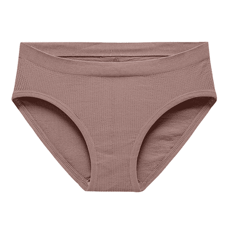 Fulorrnie Underwear for Women Seamless High Waisted Comfort Sport Panty Banded Waist Stretchable Moisture Wicking Panties Light Purple M