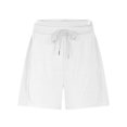 thumbnail image 3 of Plebaso Womens Sweat Shorts High Waist Drawstring Lounge Shorts with Pockets Summer Casual Workout Shorts, 3 of 7