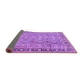 thumbnail image 2 of Ahgly Company Indoor Square Persian Purple Traditional Area Rugs, 7' Square, 2 of 4