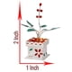 thumbnail image 3 of Prd Caratcafe Tulsi Planta (albahaca sagrada) Decoración de plata de ley pura (0.53 oz/plata real .925) para regalo de Puja Diwali, regalo de Año Nuevo, inauguración de la casa, adoración espiritual,, 3 of 5