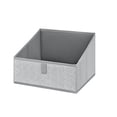 thumbnail image 2 of 3.79Gal Trapezoid Foldable Storage Bin - Collapsible Organizer for Clothes Towels Toys, Durable Fabric with Reinforced Handles, Space-Saving Design, Home Office Shelf, 11.4*11.4*7.9in, Gray, 2 of 6