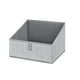 thumbnail image 2 of Contenedor Trapezoidal Plegable, Organizador Grande para Ropa, Toallas, Juguetes, Libros y Bolsos, Organizador de Estantes de Nailon Gris, Paquete de 1, 2 of 6