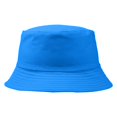thumbnail image 2 of Cotton Bucket Hats for Women Cotton Green Hat Bucket Hat For Summer Travel Beach Sun Hat,Blue Women's Accessories Bucket Hats L, 2 of 4