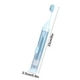 thumbnail image 3 of WZXPWT Portable Orthodontic Toothbrush, 2-in-1 Travel Toothpaste Brush, Folding Soft Bristle Toothbrush Organizer, Compact Toothbrush and Toothpaste Combo, 3 of 6