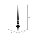 thumbnail image 3 of Vickerman M183317S 12 Po. Embout de Cupola Noir Brillant 3 par Sac, 3 of 3