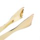 thumbnail image 3 of Food Grade Thick Stainless Steel Ice Tongs, Prevent Sugar from Slipping, Tweezers for Home Kitchen Bar, Gold Plated, 3 of 4