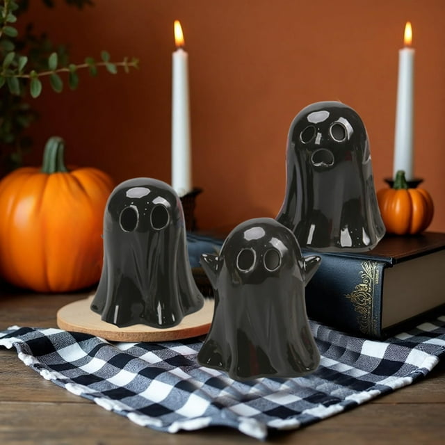 Luces fantasma de Halloween: lindas decoraciones de escritorio de fantasmas de Halloween