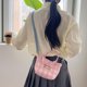 thumbnail image 2 of Bolso Superior Cubo Cuerpo Cruzado Retro Letra A Cuadros Hombro para Mujer Femenino, 2 of 9