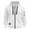 White, variant on Yievot Men's Sweatshirt Winter Casual Drawstring Long Sleeve Full Zip Hooded Jacket Regular Fit Sport Workout Jackets with Pockets