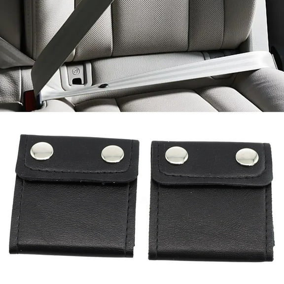 2Pcs Comfort Auto Shoulder Neck Strap Positioner Locking Clip Protector,Universal Vehicle Car Seat Belt Safety Covers, Seatbelt Adjuster