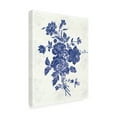 thumbnail image 4 of Trademark Fine Art 'Toile Roses VIII Indigo' Canvas Art by Sue Schlabach, 4 of 4