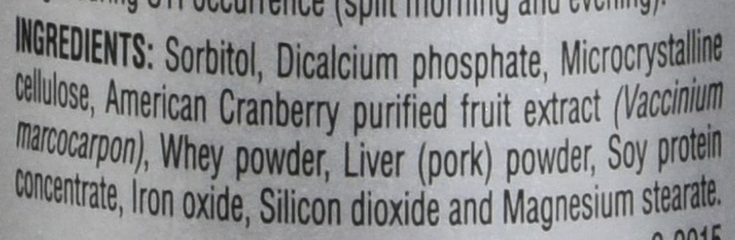 PRN Pharmacal CranMate Cranberry Supplement - Chewable Cranberry Extract Nutritional Supplements for Dogs & Cats - Cranberry Urinary Tract Health - 60 Chew Tabs