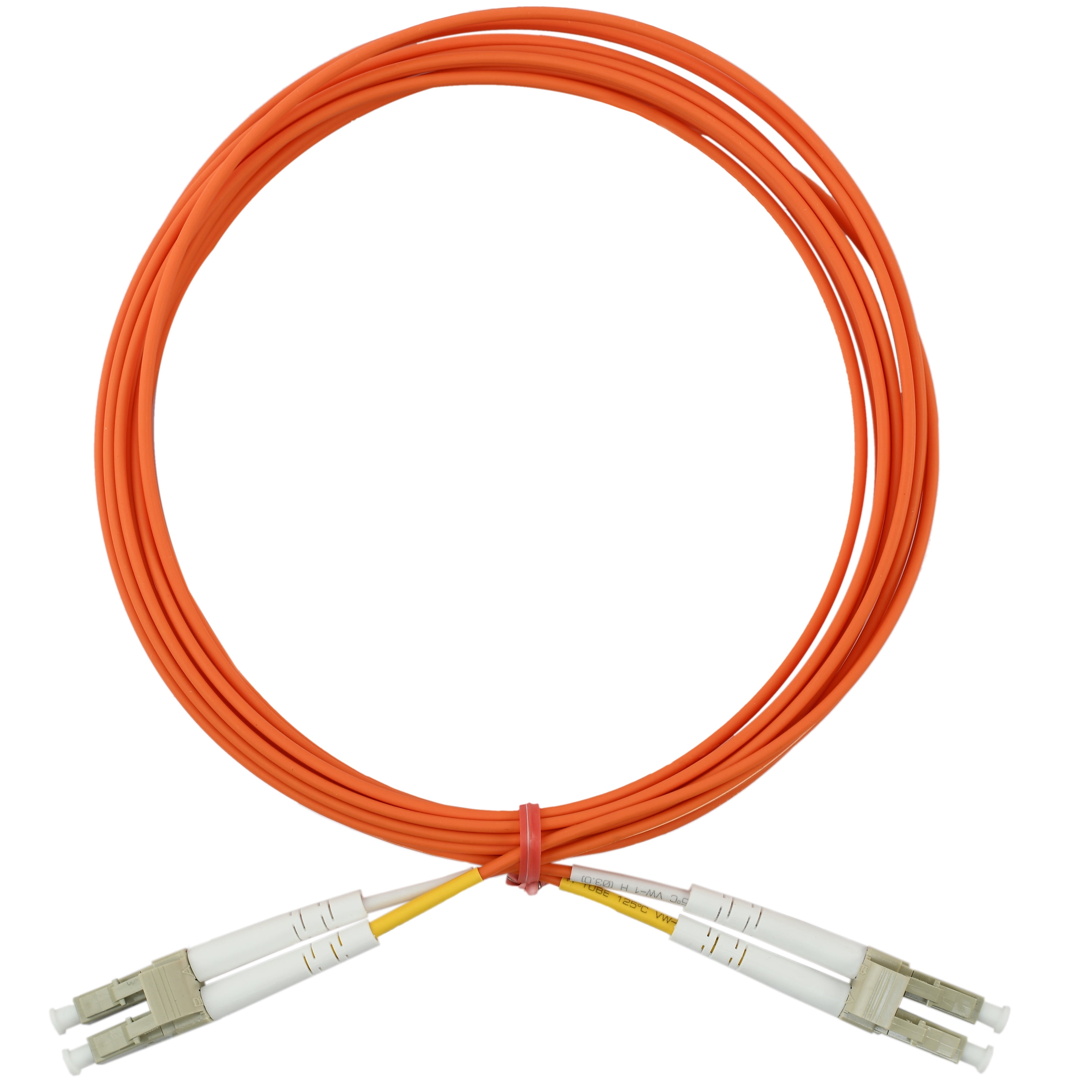 OpZonik 2M LC to LC Fiber Optic Patch Cable Multimode OM1 Duplex 62.5